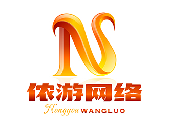 张峰的侬游网络游戏公司标志logo设计