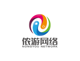 王涛的侬游网络游戏公司标志logo设计
