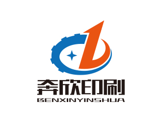 孙金泽的上海奔欣印刷机械有限公司logo设计