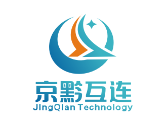 李杰的贵州省京黔互连科技有限公司logo设计