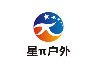 李泉辉的星π户外logo设计