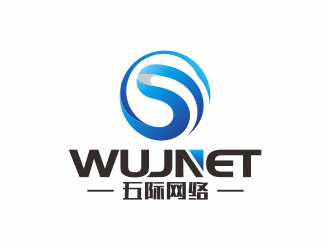 五际网络（wujnet）logo设计