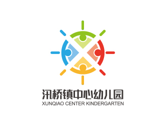 勇炎的园标/临海市汛桥镇中心幼儿园logo设计