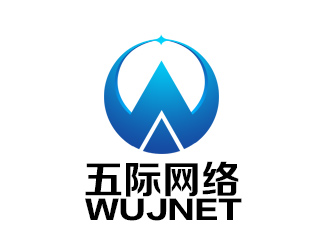 余亮亮的五际网络（wujnet）logo设计