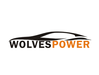 李正东的WolvesPower字母LOGO设计，酷炫简洁，有力量感logo设计