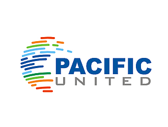 盛铭的Pacific United英文国际贸易logologo设计