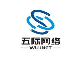 谭家强的五际网络（wujnet）logo设计