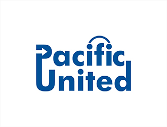 周都响的Pacific United英文国际贸易logologo设计