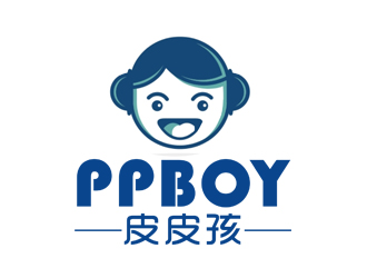 李正东的皮皮孩 ppb0y童鞋童装商标设计logo设计