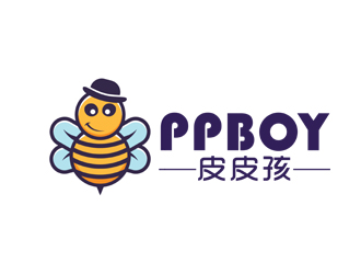 李正东的皮皮孩 ppb0y童鞋童装商标设计logo设计