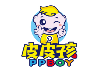 向正军的皮皮孩 ppb0y童鞋童装商标设计logo设计