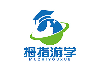 拇指游学logo设计