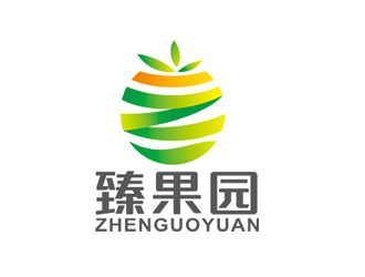 赵鹏的臻菓园logo设计