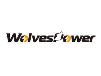 WolvesPower字母LOGO设计，酷炫简洁，有力量感logo设计