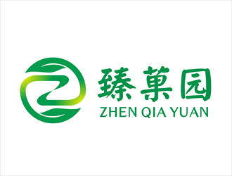 唐国强的臻菓园logo设计