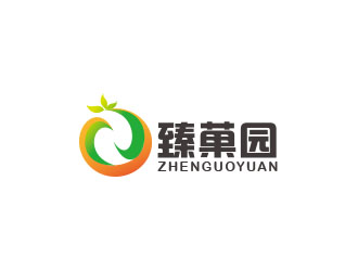 朱红娟的臻菓园logo设计