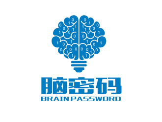 谭家强的脑密码logo设计