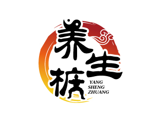 张俊的“养生桩   YANG  SHENG  ZHUANG"字体设计logo设计