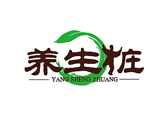赵军的“养生桩   YANG  SHENG  ZHUANG"字体设计logo设计