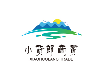 黄安悦的新疆小货郎商贸有限公司logo设计