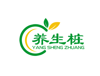余亮亮的“养生桩   YANG  SHENG  ZHUANG"字体设计logo设计
