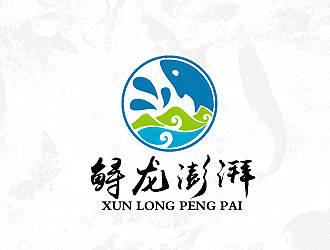 黎明锋的鲟龙澎湃logo设计