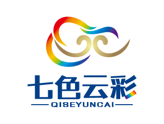 张俊的七色云彩logo设计