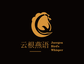 连杰的云根燕语（Juergen Bird's Whisper ）logo设计