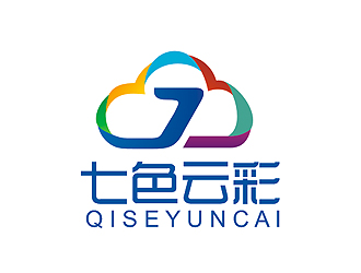 盛铭的七色云彩logo设计