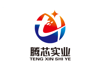 深圳市腾芯实业有限公司logo设计