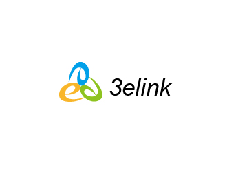 胡广强的3elink 三网互联logo设计