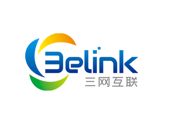赵鹏的3elink 三网互联logo设计