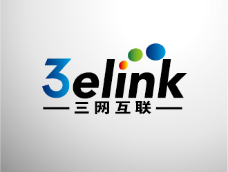陈晓滨的3elink 三网互联logo设计