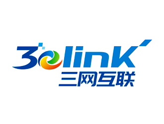 谭家强的3elink 三网互联logo设计
