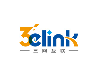 周金进的3elink 三网互联logo设计