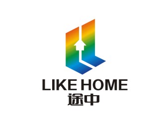 李泉辉的途中 like home民宿品牌logo设计logo设计