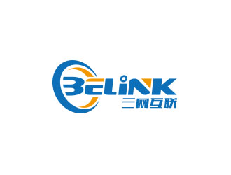 朱红娟的3elink 三网互联logo设计
