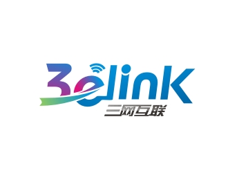 杨占斌的3elink 三网互联logo设计