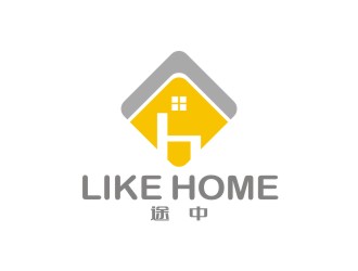 李泉辉的途中 like home民宿品牌logo设计logo设计