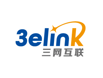 叶美宝的3elink 三网互联logo设计
