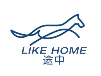 李正东的途中 like home民宿品牌logo设计logo设计