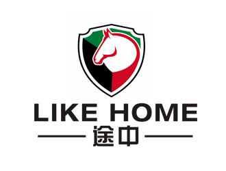 李正东的途中 like home民宿品牌logo设计logo设计