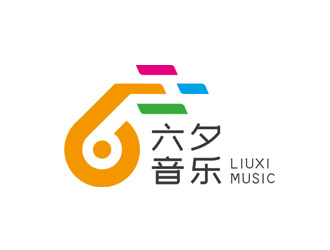 赵鹏的六夕音乐logo设计