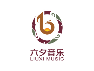 黄安悦的六夕音乐logo设计