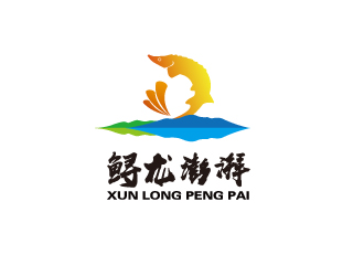 鲟龙澎湃logo设计