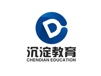 沉淀教育logo设计
