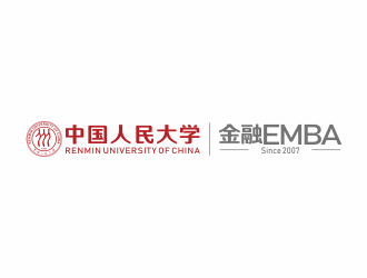 何嘉健的中国人民大学金融EMBAlogo设计