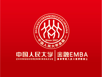 陈晓滨的中国人民大学金融EMBAlogo设计