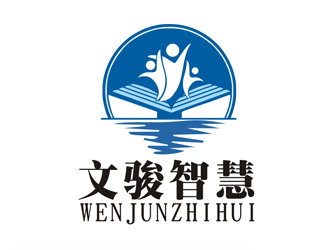 李正东的文骏智慧教育机构商标设计logo设计