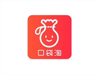 唐国强的口袋淘logo设计